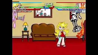 Mugen - Panty and Pink Panther vs Wile E. Coyote and Fido Dido