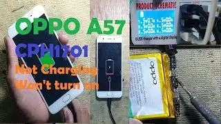 Oppo A57 Won't Turn on Not Charging Solution