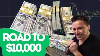 😱😎$1,000 to $10,000! - $977 LIVE Profits!🤑😬