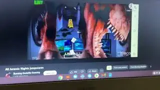 T-Rex jumpscared @charliebent3149