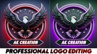 YouTube Channel logo editing in Pixellab | How to make logo