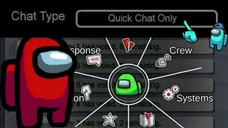How hard is playing with Among Us Quickchat? | Among Us Airship Map Gameplay