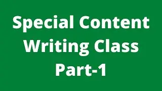 Content Writing Tutorial For Beginners part-1 Bangla Tutorial 2021