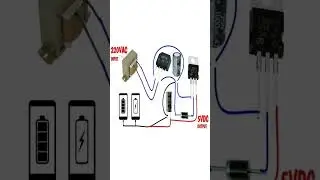 #electrical #electronic #work #video #electricalengineering   220V - 5V DC converter