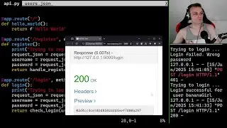 Coding User Registration in Python + Flask