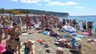 ДИВНОМОРСКОЕ ⚠️ПЛЯЖ ЗАПОЛНЕН 🌞