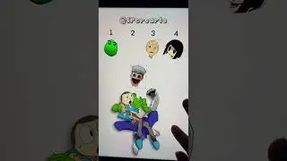 Baldi basics Choose The Right face puzzle game 