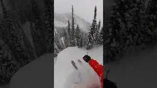 fun triple cliff line! stoked how good the snow was if you can tell 😂