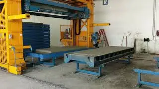 Production of hog slats on a Coote Dry-cast Line