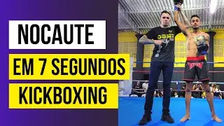 Nocaute Em Apenas 7 Segundos de Luta - Evento de Kickboxing - Atleta Reinaldo