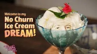 Easy 2-Ingredient Homemade Ice Cream | Garden Party with Trace Barnett