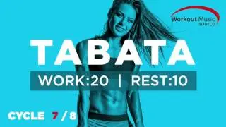 Workout Music Source // TABATA Cycle 7/8 With Vocal Cues (Work: 20 Secs | Rest: 10 Secs)