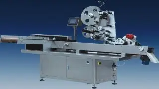 Horizontal oral solution ampoule bottles labeling machine pharmaceutical vials bottle label system