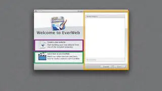 EverWeb - The Projects Window
