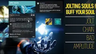 Jolt Champs Permanently Jolting Arc Souls Arc 3.0 Warlock build Bad amplitude - Destiny 2  Season 18