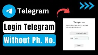Login Telegram Without Phone Number !
