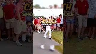 Top 10 Cart Path Shots in Pro Golf | Part 2