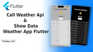 🔴 Make a Weather App  calling API using Flutter - Devhubspot