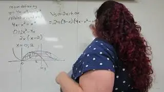 Volume by Shells Example 1