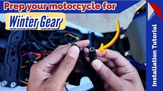 Installing Power Cable for Heated Gear on 1300GS