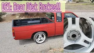 D21: Rear Disk Brake Conversion (z32 calipers)