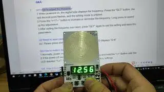 SMSPN06 How to adjust the frequency