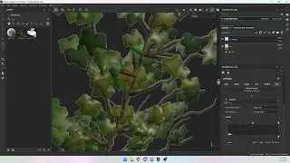 Painting Ivy with Opacity in Adobe Substance Painter using Anchor Points