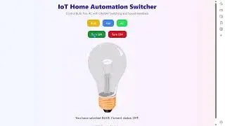 IoT Home Automation Switcher | Multi-Device Control System Demo | Anvi Project Lab