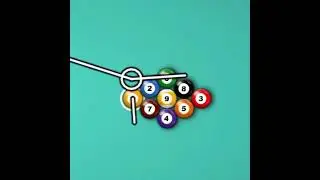 Lucky Eight 8 Ball Pool Super Platinum Cue Shorts