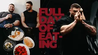 FULL DAY OF EATING | @emrebaass ile çıtır sohbet, art of mass finali, yarış?