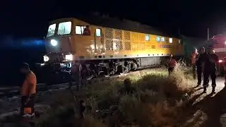 Катастрофа между цистерна и влак  на ЖП прелез с.Калугерово 26.06.2024