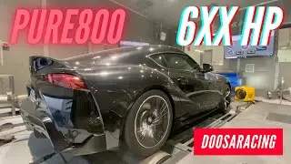 MKV Supra A90 Pure800 Turbo Upgrade Dyno Run | Kanoo Performance