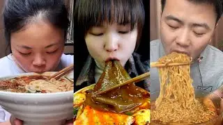Asmr noodles mukbang.중국면 먹방모음. 食べる音.