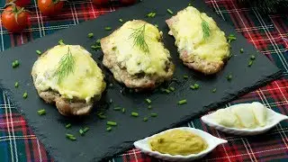 Оценят даже гурманы! Отбивные с грибами и сыром - нежное мясо, которое тает во рту. | Appetitno.TV