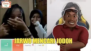DOING A GIRL WITH BANG JARWO'S VOICE | Ome TV Indonesia