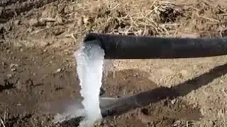 Pipe in the ice