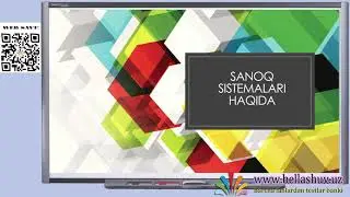 Sanoq sistemalari haqida (1-dars)