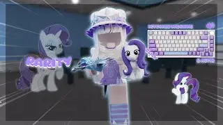 PLAYING MM2 AS RARITY *Keyboard ASMR*