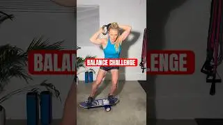 ⚖️Balance Challenge! Balance starts to decline midlife at Age 50! #strong #fitover40 #balance