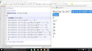 Date in JavaScript, How To use Date In JavaScript with Example.