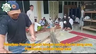 Tak Kenal Lelah Tak Kenal Payah,Yuk Sedekah Jariyah Pembangunan Ruang Wudhu #tukangbangunanborongan
