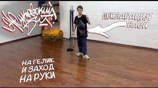 Декларация Васи на гелик и заход на руки