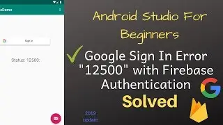 [Solved] Google Sign In Error 