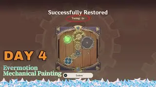 6 seconds only tehe... [Day 4] Evermotion Mechanical Painting | #genshinimpact v2.8