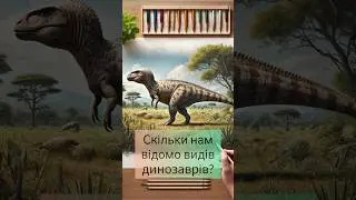Скільки нам відомо видів динозаврів? #цікавіфакти