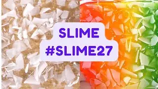 SLIME 27 Satisfying sound video for relaxing  | ASMR POOL