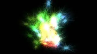 Free Background Video || Free Download || Colorful Star Particles
