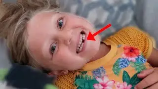 She lost her FIRST tooth!
