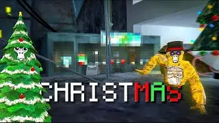 Gorilla Tag's NEW CHRISTMAS UPDATE!! (My Blind Reaction)