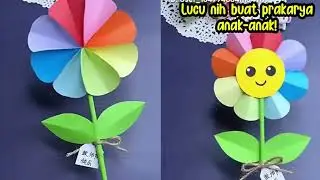 ORIGAMI  _ Bunga Lucu dari Origami Cocok Untuk Anak _ Kerajinan dari Origami- Paper Craft